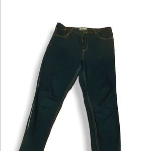 High rise skinny blue jeans size 17